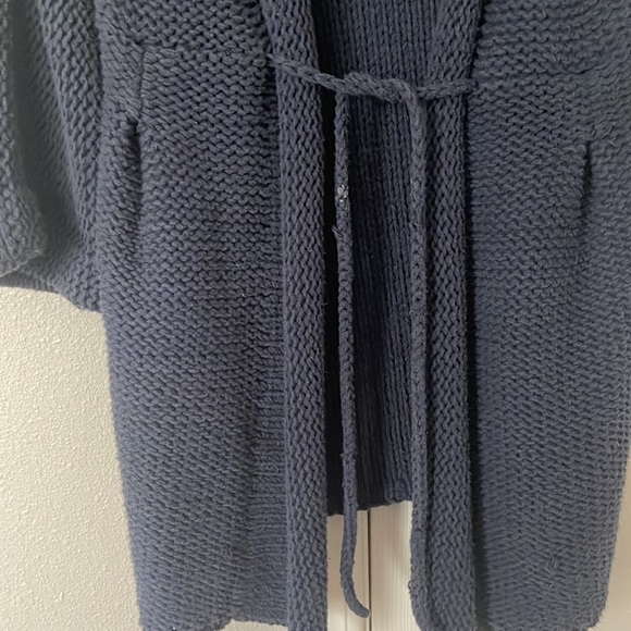 Aphorism quarter length sleeve sweater Navy Blue - Picture 5 of 6